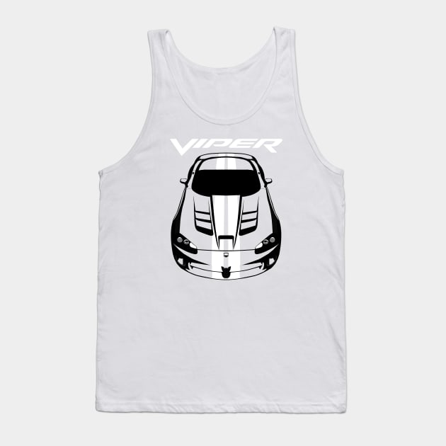 Viper SRT10 - White lines Tank Top by V8social